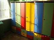 020 Шкаф для одежды детский с ящиками